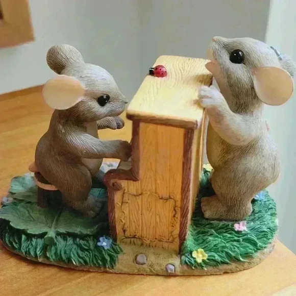 Charning Tails Fitz and Floyd Music Together SIGNED by Artist Dean Griff No Box - Picture 4 of 11